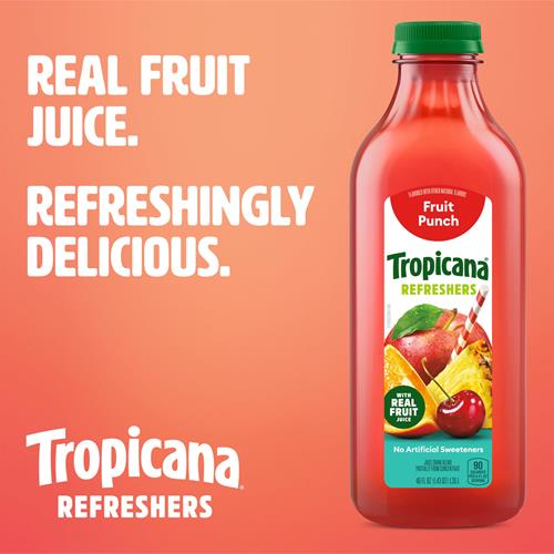 Tropicana Refreshers Fruit Punch Juice Drink – 46 fl oz