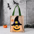 Halloween Linen Candy Tote