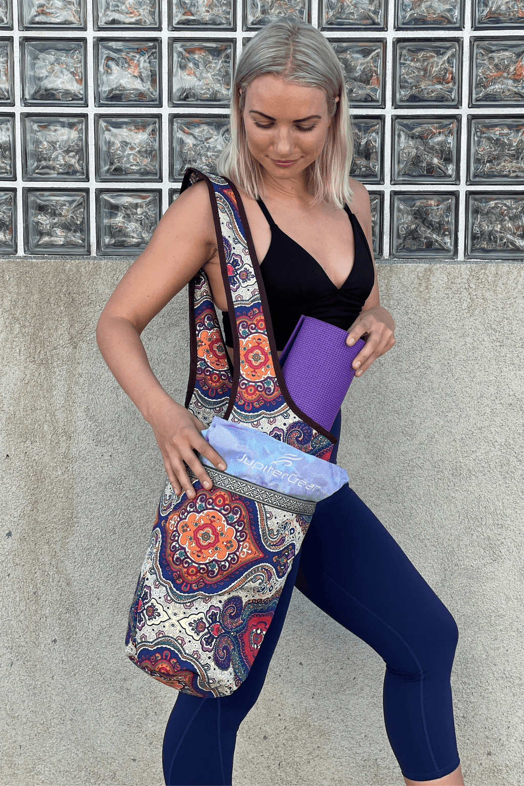 JupiterGear Yoga Mat Carrying Tote Bag