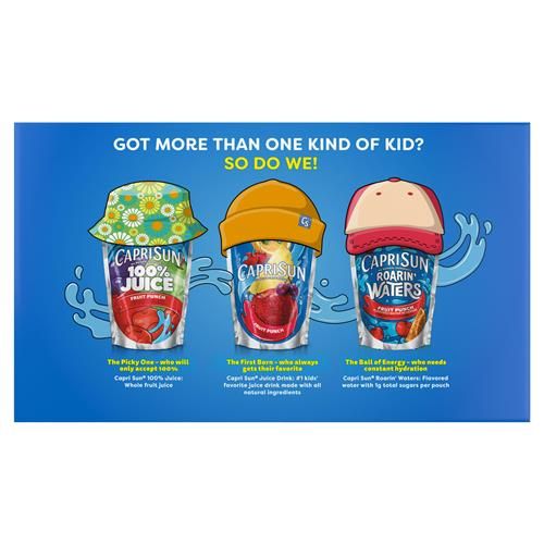 Capri Sun Fruit Punch Flavored With 6 Fl Oz 10 Ct