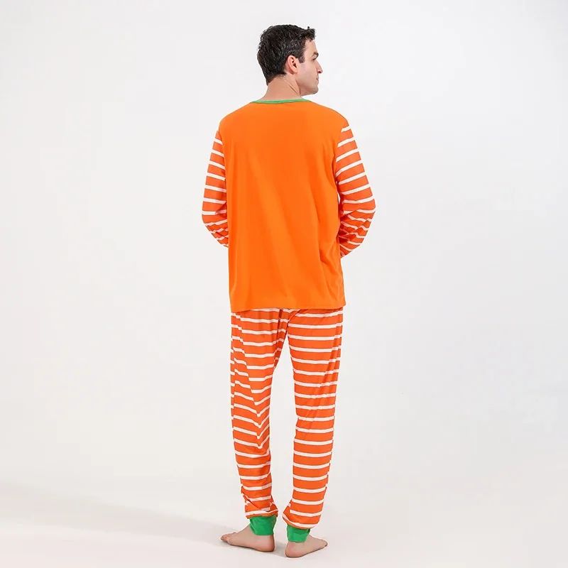 Orange Family Halloween Pajamas