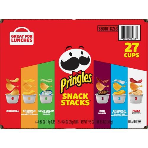 Pringles Potato Crisps Chips 27 Cups