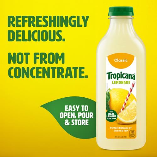 Tropicana Classic Lemonade 46 Fl Oz