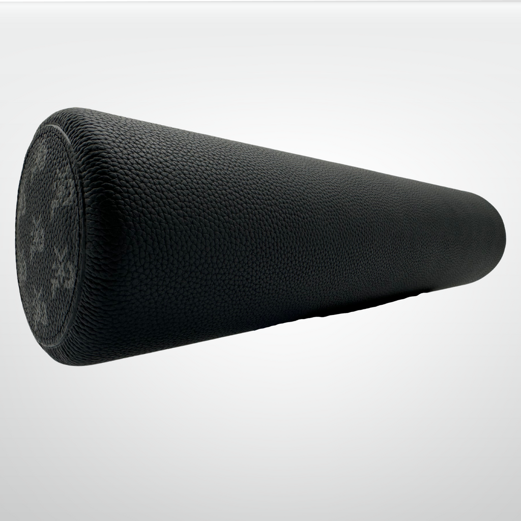 I AM Leather-Wrapped Cork Massage Roller