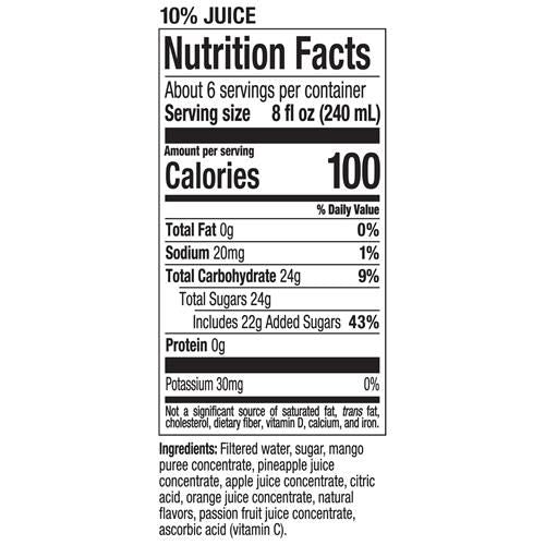 Tropicana Refreshers Pineapple Mango Juice Drink – 46 fl oz