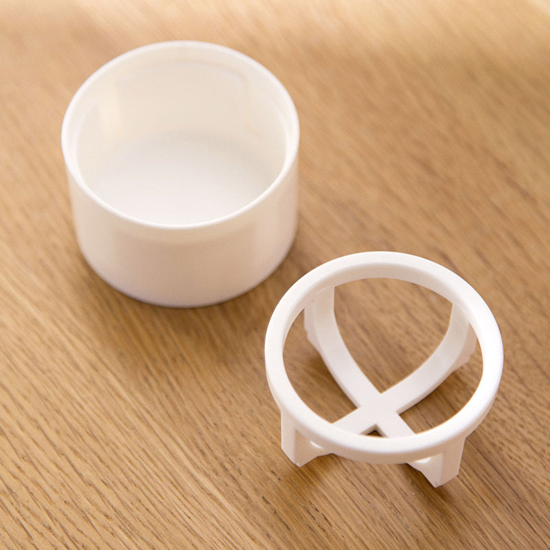Heart-Pattern Makeup Sponge & Cosmetic Stand