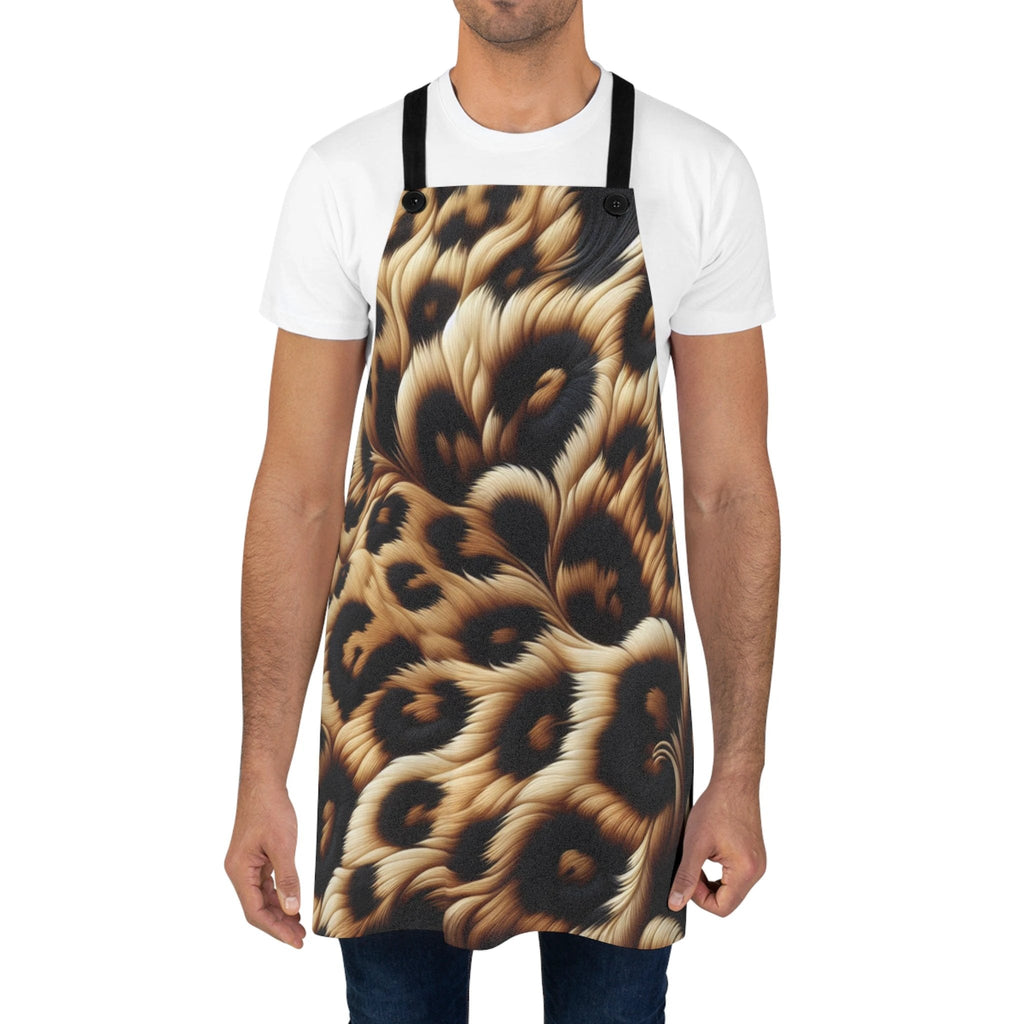Luxe Animal Print Apron for Cooking