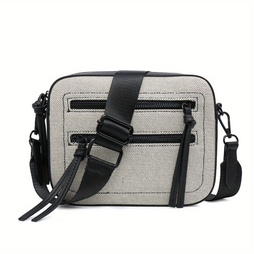 Small Color-Block Crossbody Purse