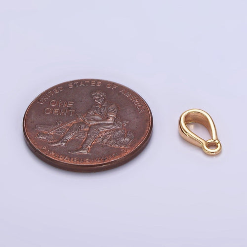 18K Gold Filled Bail Round Loop Z-487