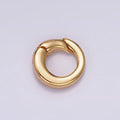 18K Gold Filled Push Gate Ring Z-492 - Z-497