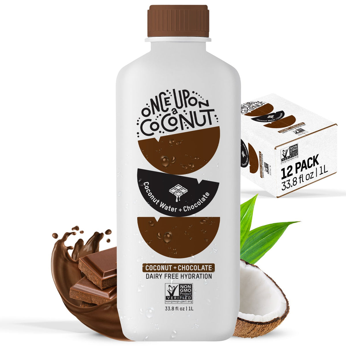 Premium Coconut Water + Chocolate - 1 Liter Bottle