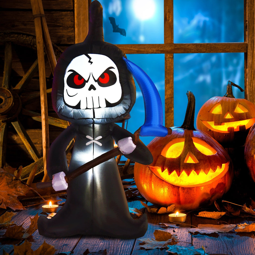 6-ft Light-Up Halloween Ghost Inflatable
