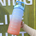 2 L Motivational Water Bottle with Time Markers