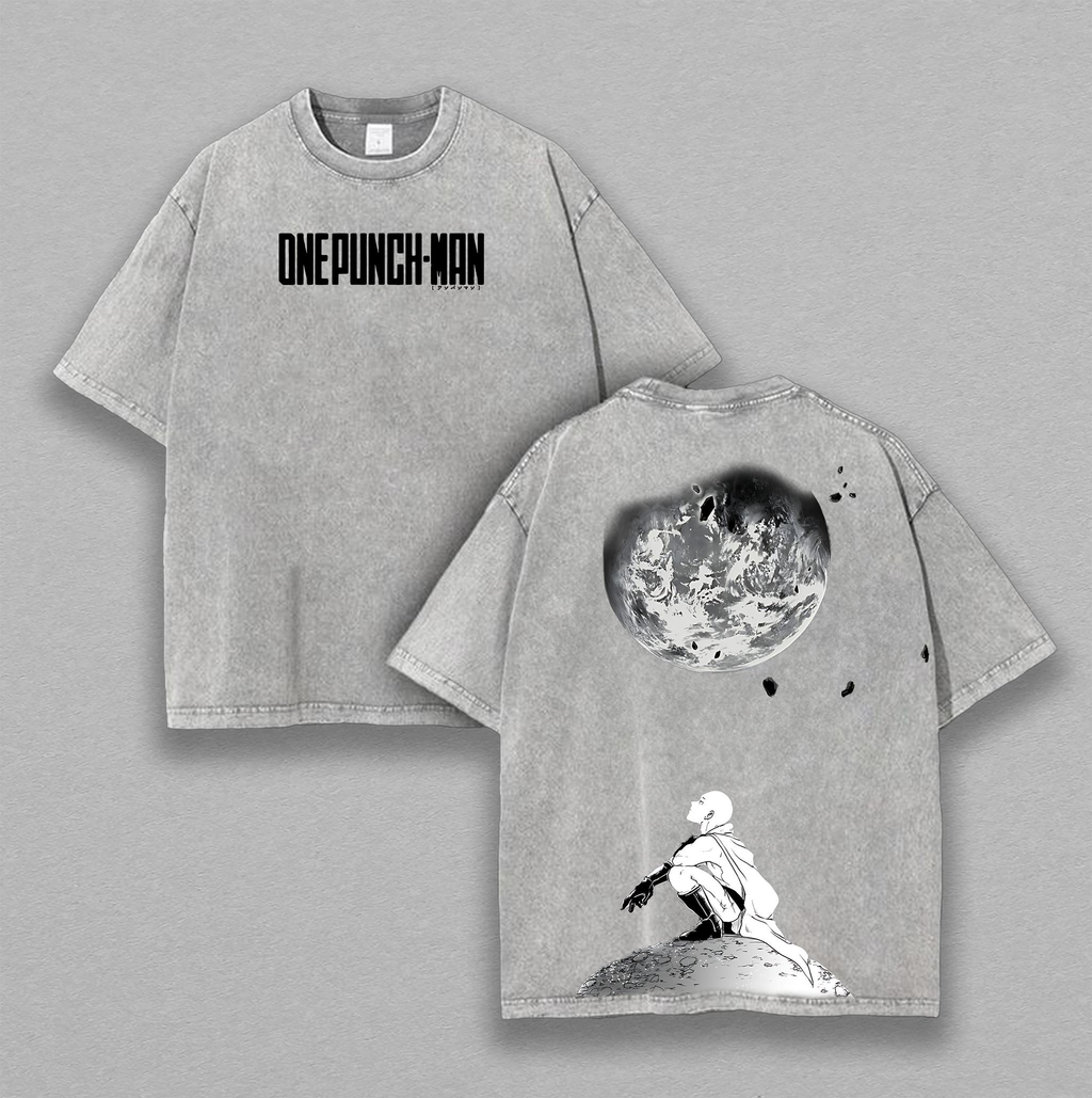 "Saitama One Punch" Retro Vintage Ver