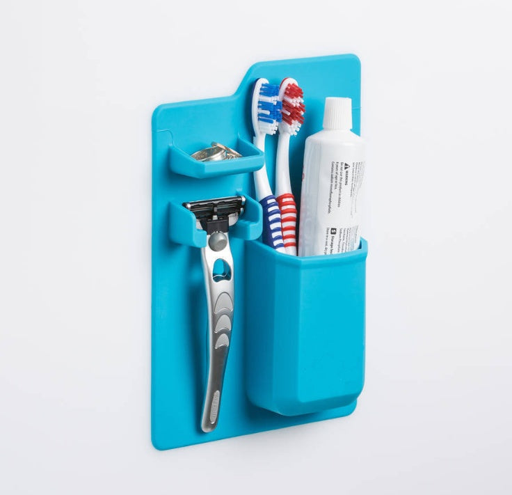 Multi-functional Silicone Toothbrush Holder Mighty Wall