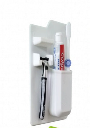 Multi-functional Silicone Toothbrush Holder Mighty Wall