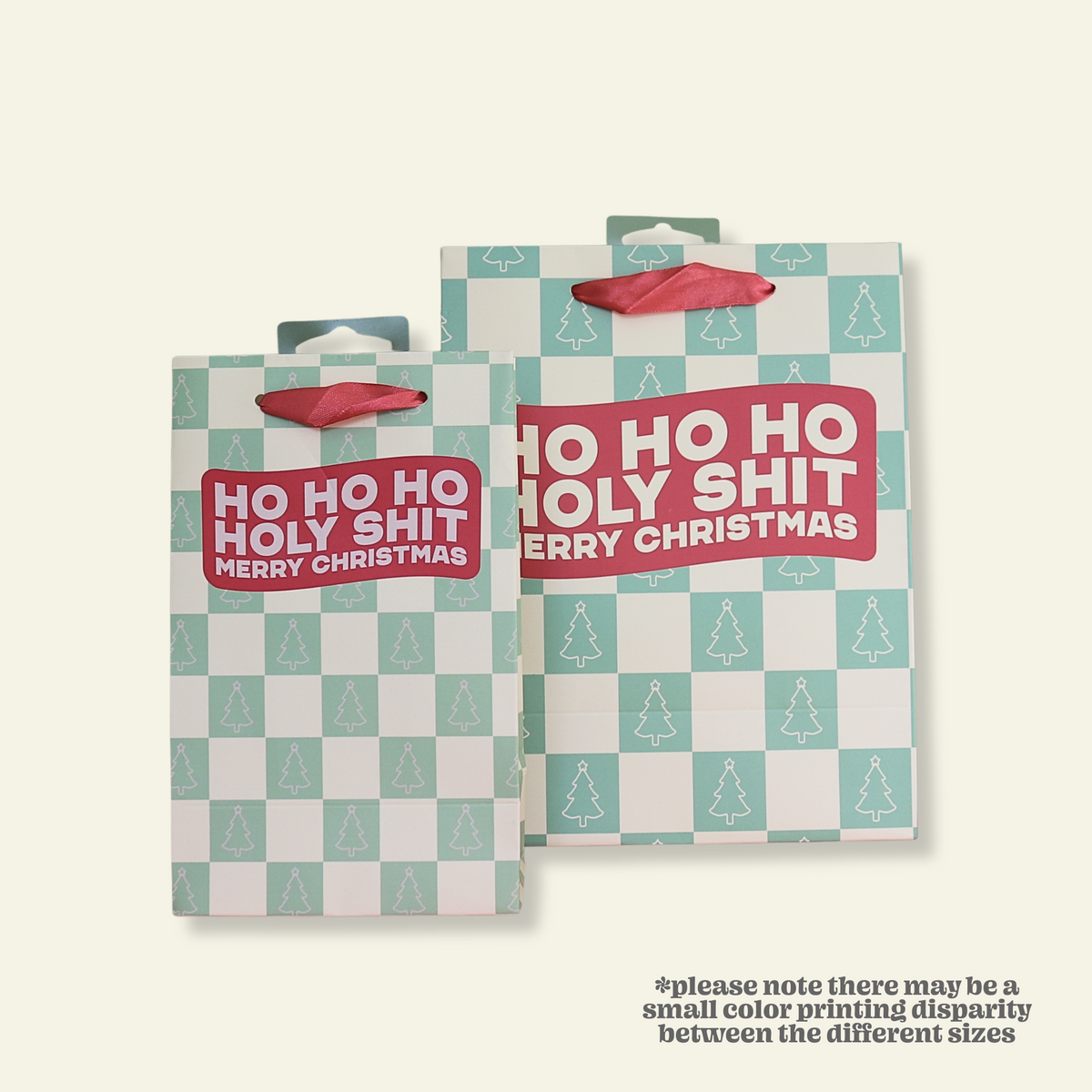 Ho Ho Holy Shit Christmas Gift Bag