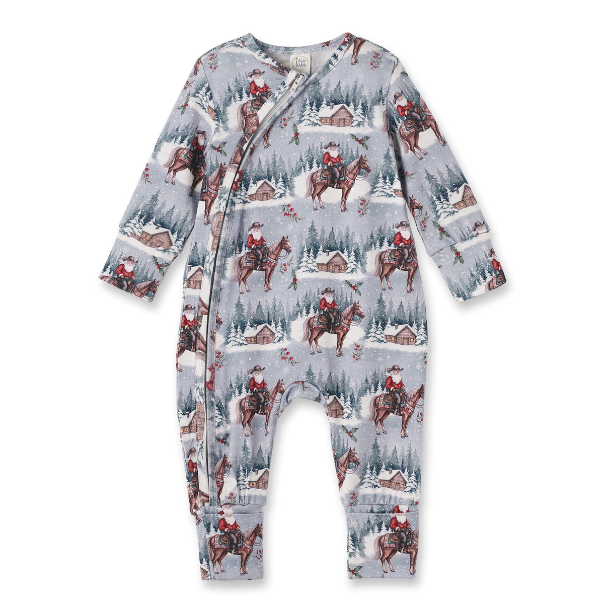 Cowboy Christmas Matching Family Bamboo Pajamas