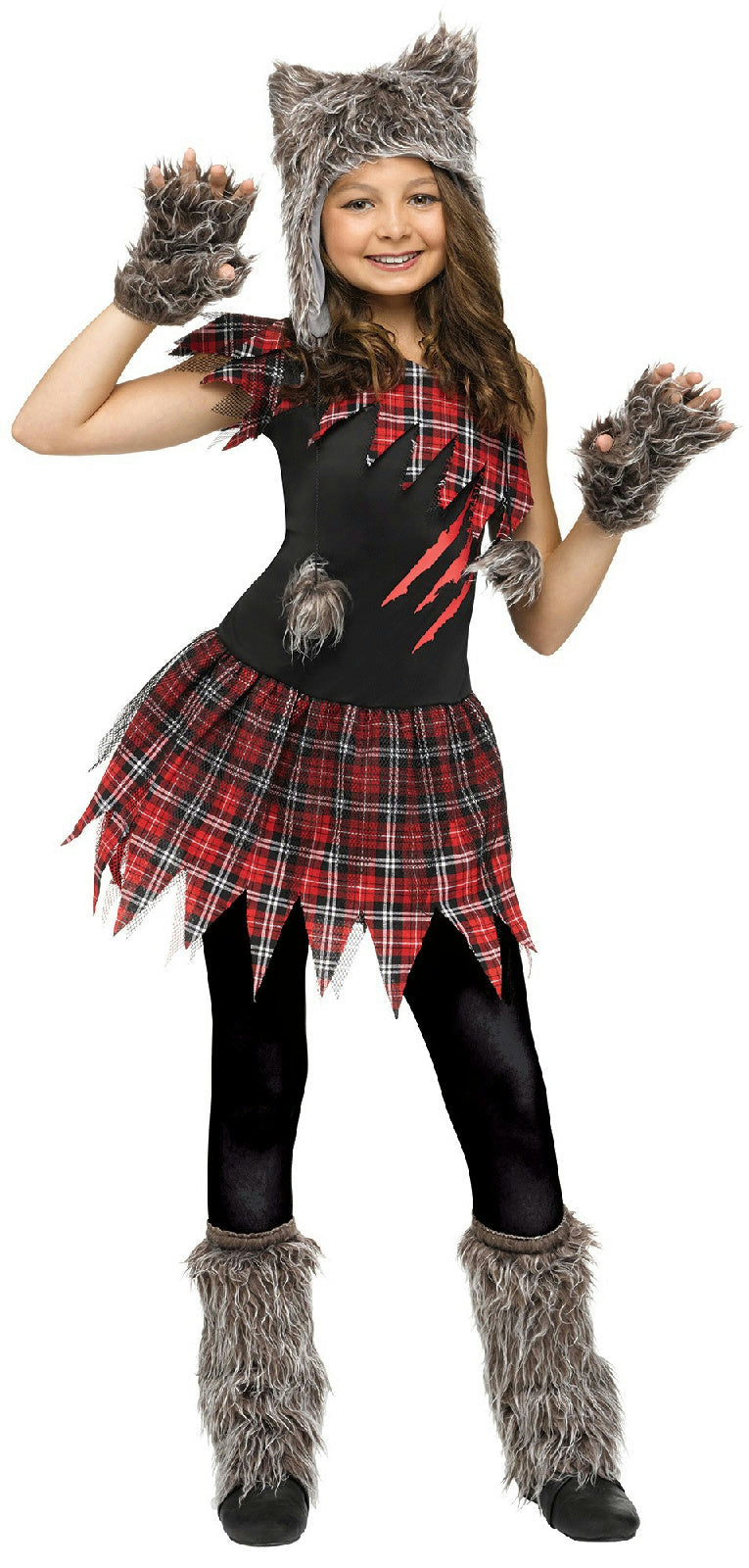 Fun World Wild Wolfie Girls' Costume