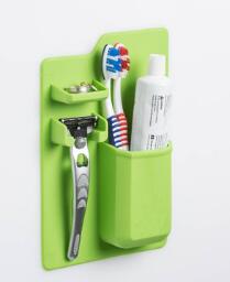 Multi-functional Silicone Toothbrush Holder Mighty Wall
