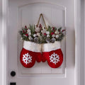 Light-Up Christmas Glove-Shaped Wreath
