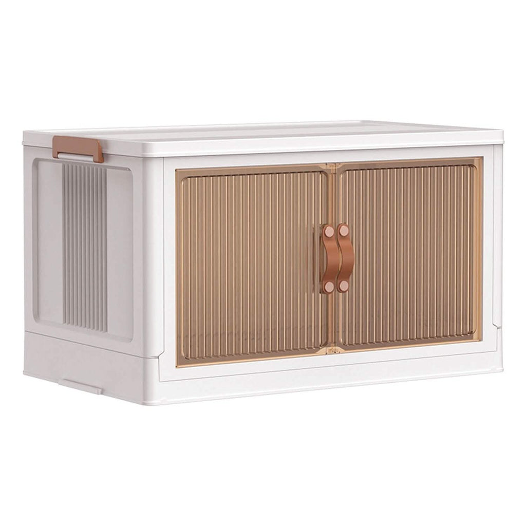 3-Piece Foldable Storage Bin Set with Front Doors