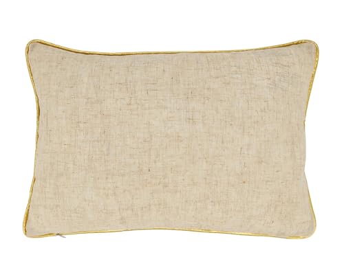 Fennco Styles Gold Trio Trees Pillow, 12 × 18 in