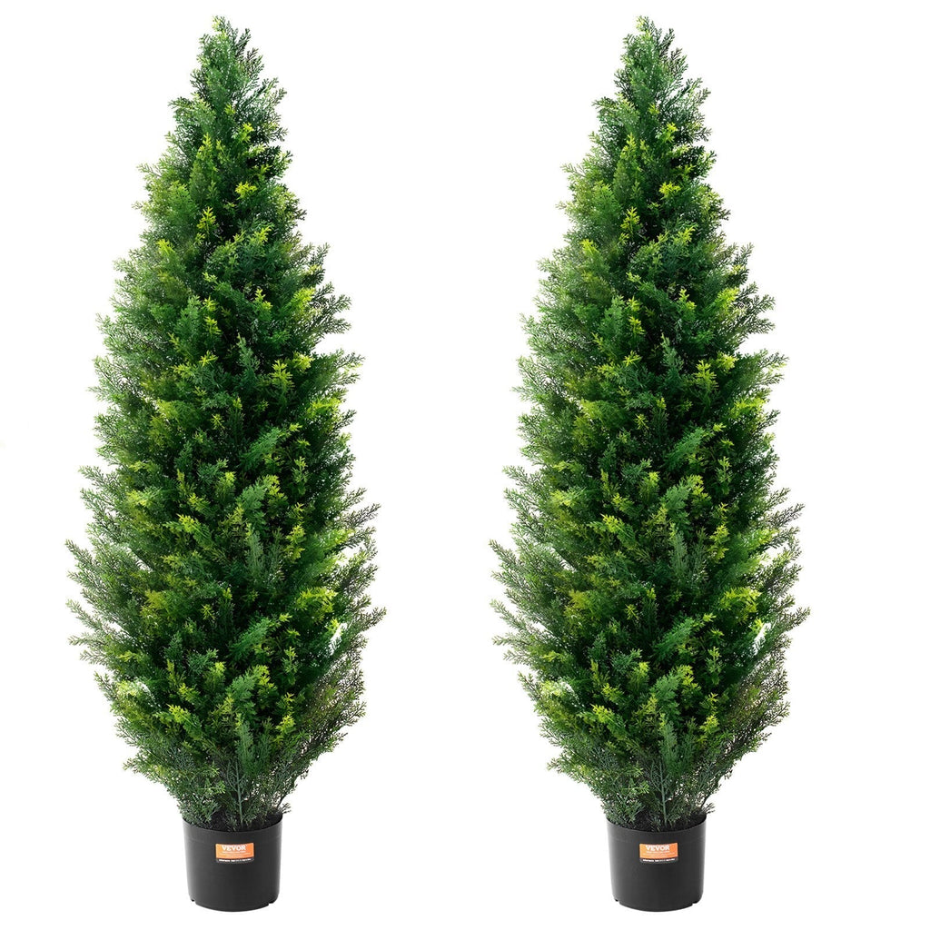 Artificial Cedar Topiary Tree 2 Pieces