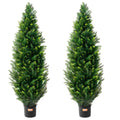 Artificial Cedar Topiary Tree 2 Pieces