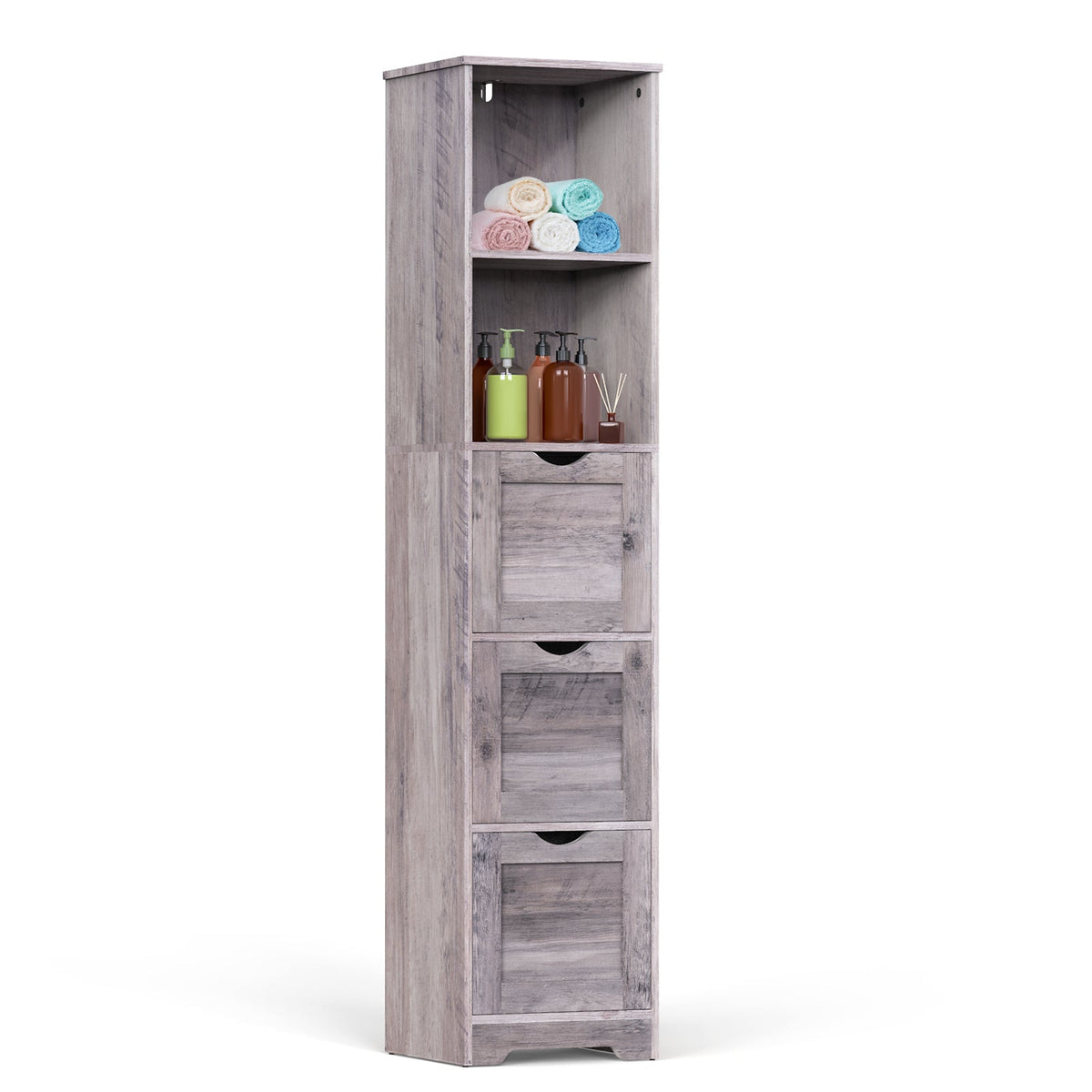 Bathroom Floor Cabinet with 3 Drawers