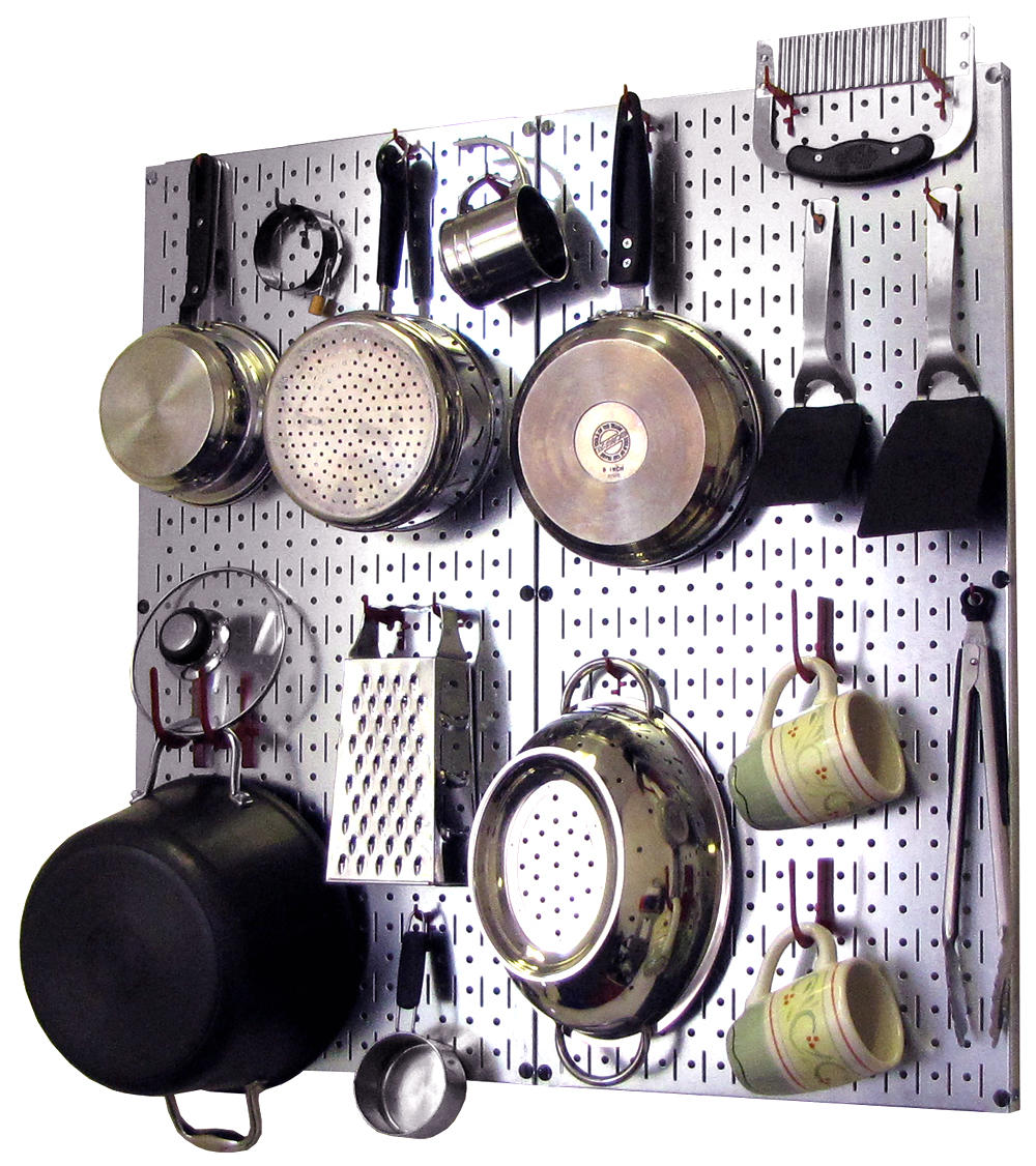 Kitchen Pegboard Organizer Kit Pots &