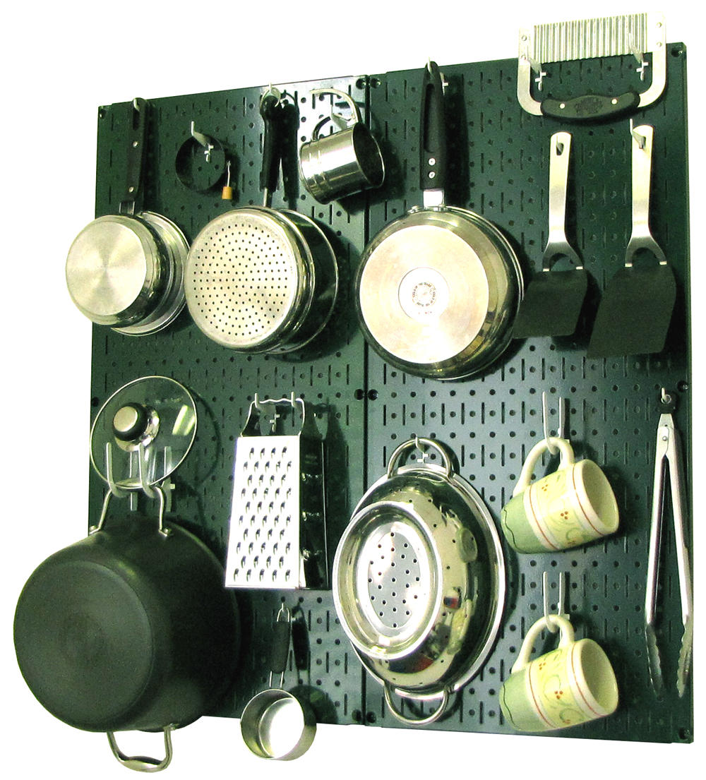 Kitchen Pegboard Organizer Kit Pots &
