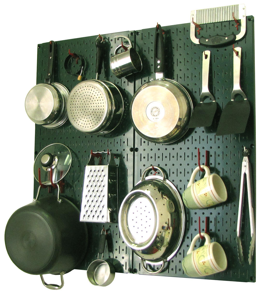 Kitchen Pegboard Organizer Kit Pots &