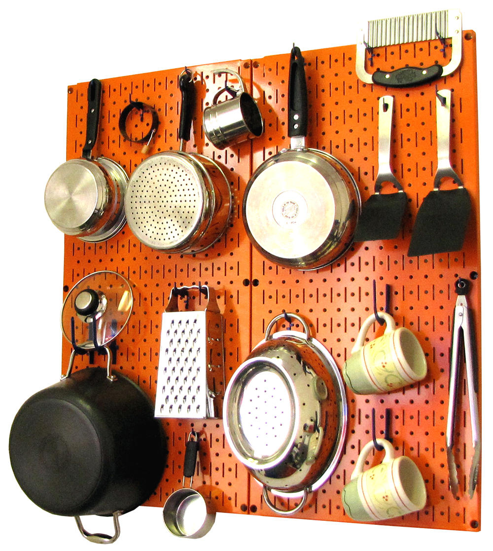 Kitchen Pegboard Organizer Kit Pots &