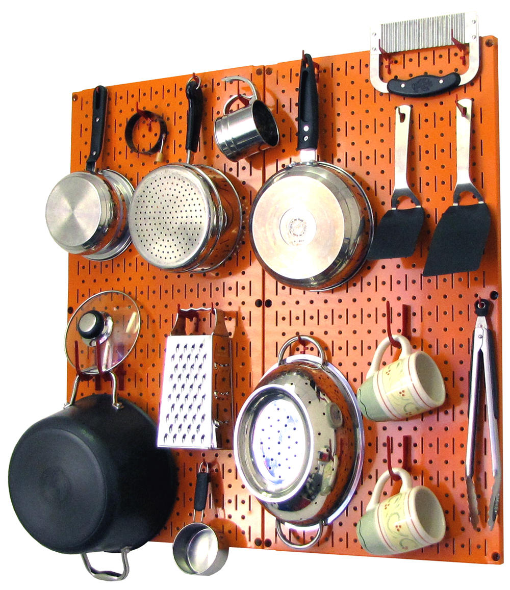 Kitchen Pegboard Organizer Kit Pots &