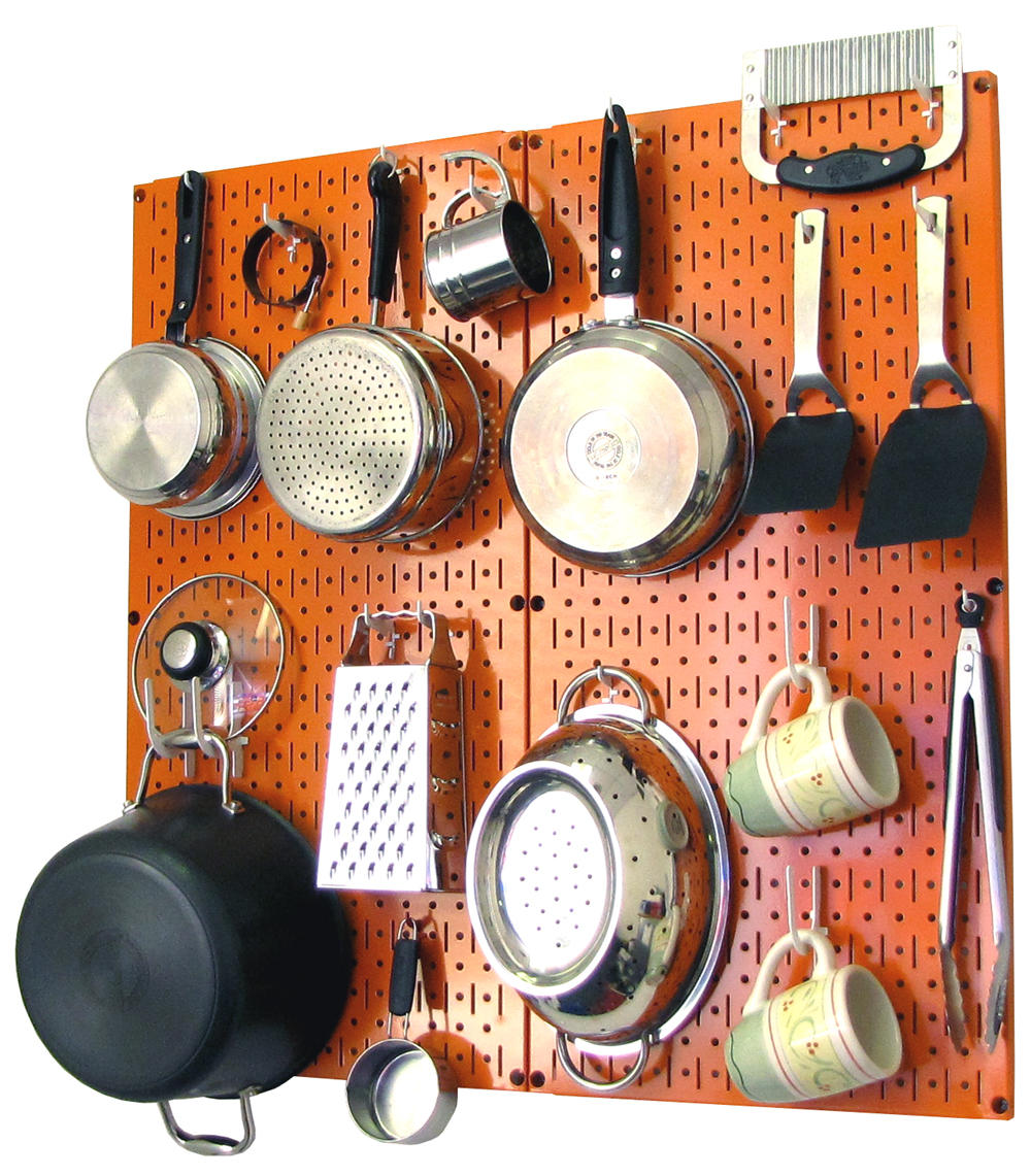 Kitchen Pegboard Organizer Kit Pots &