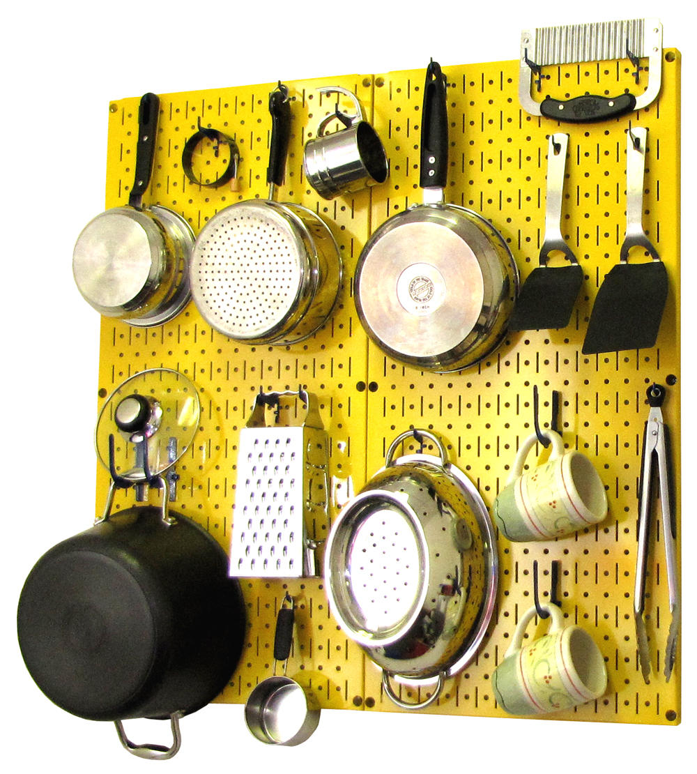 Kitchen Pegboard Organizer Kit Pots &