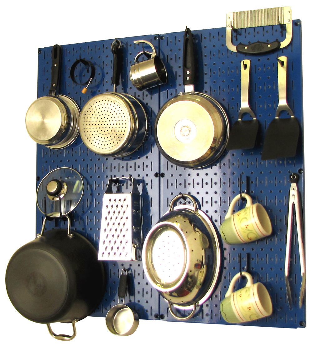 Kitchen Pegboard Organizer Kit Pots &