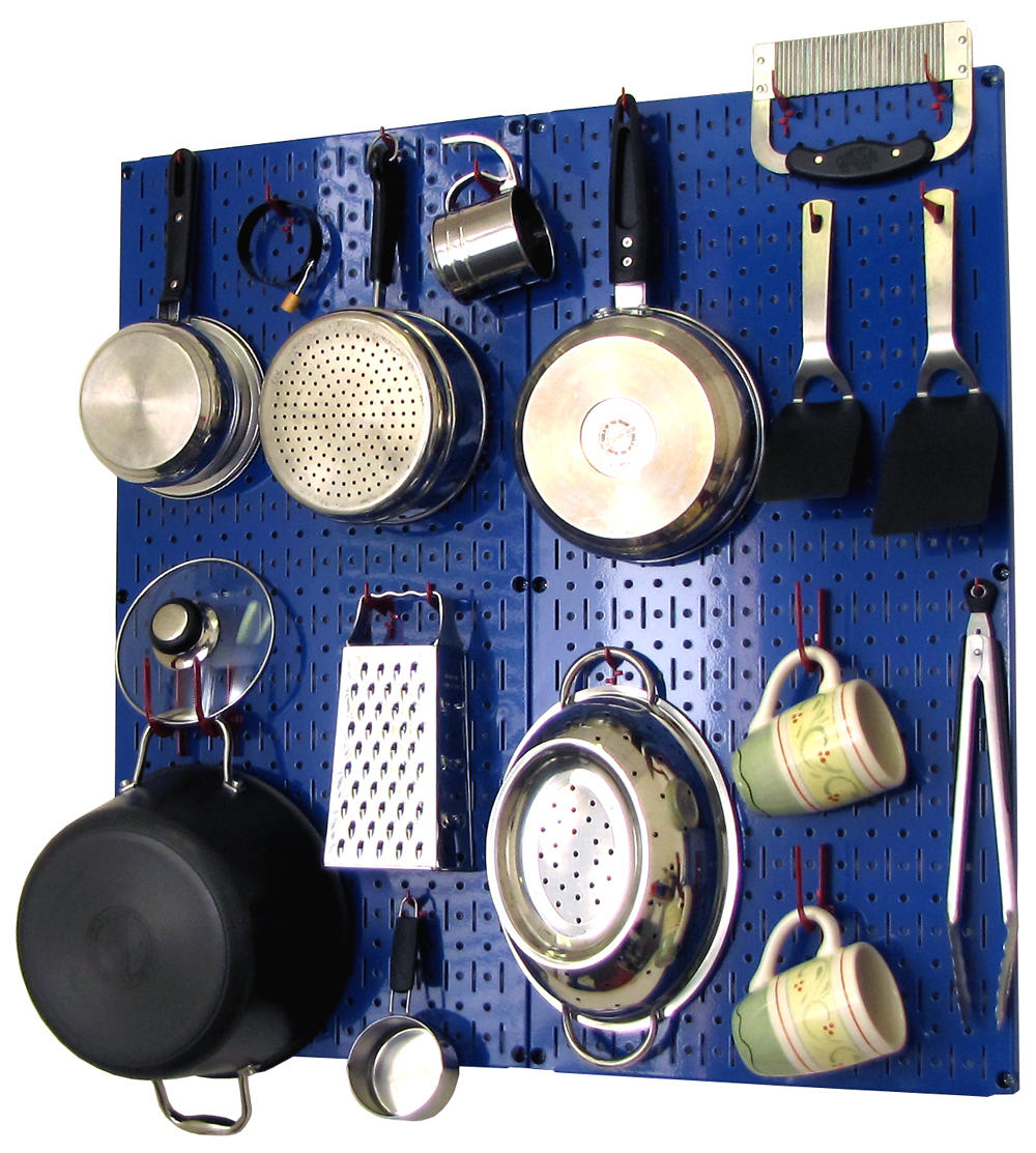 Kitchen Pegboard Organizer Kit Pots &