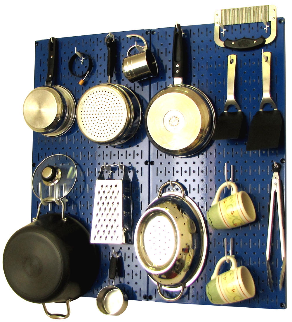 Kitchen Pegboard Organizer Kit Pots &