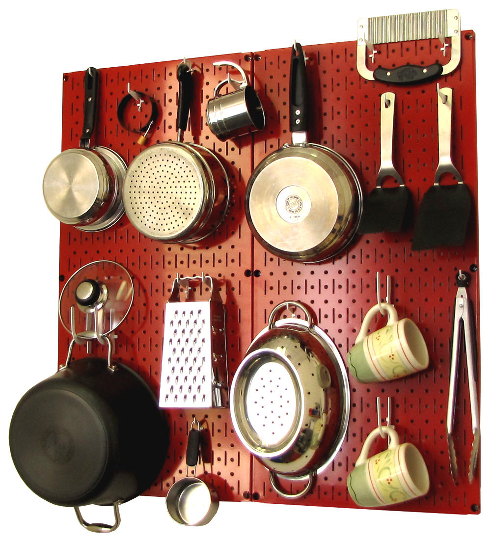 Kitchen Pegboard Organizer Kit Pots &