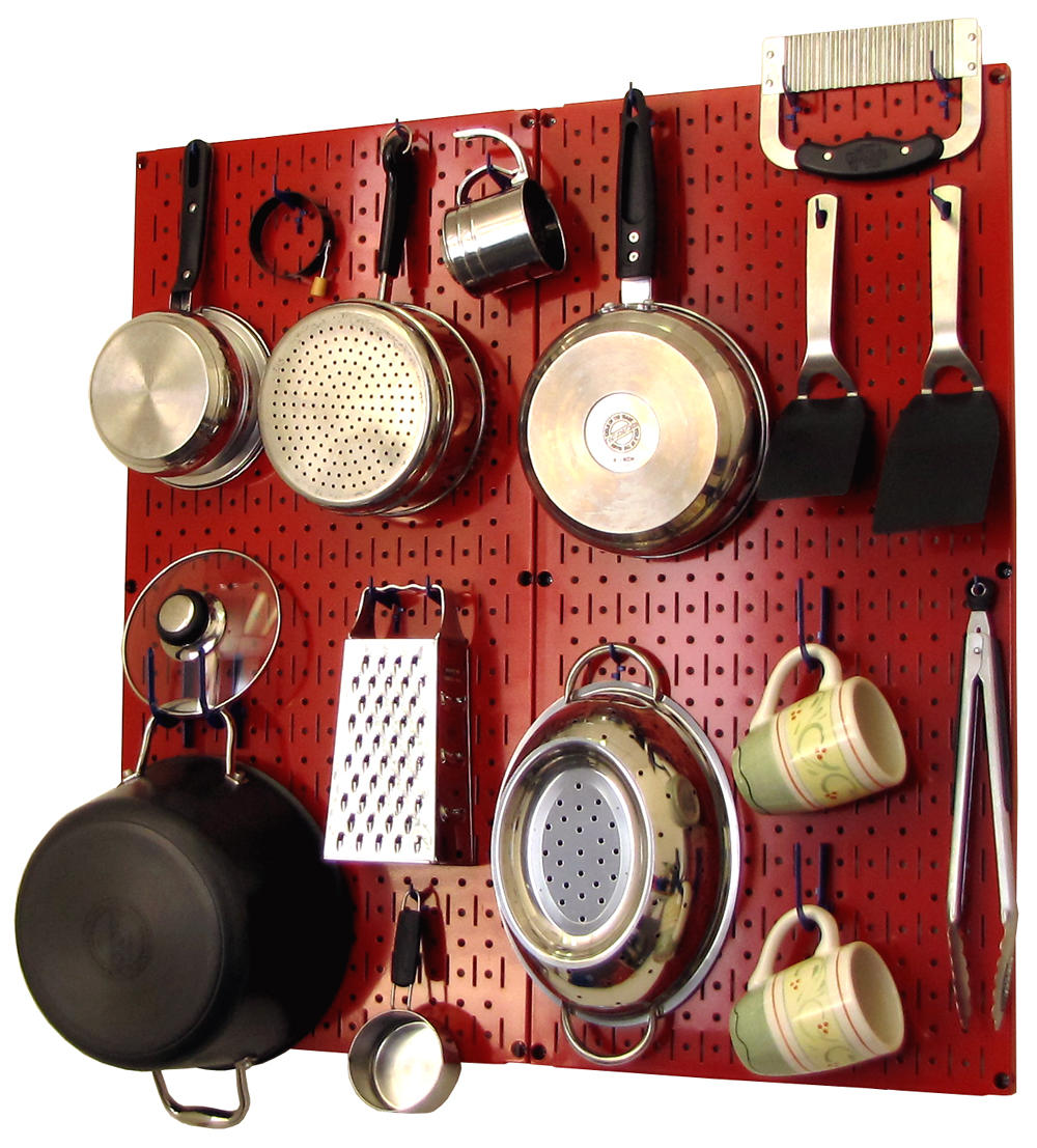 Kitchen Pegboard Organizer Kit Pots &