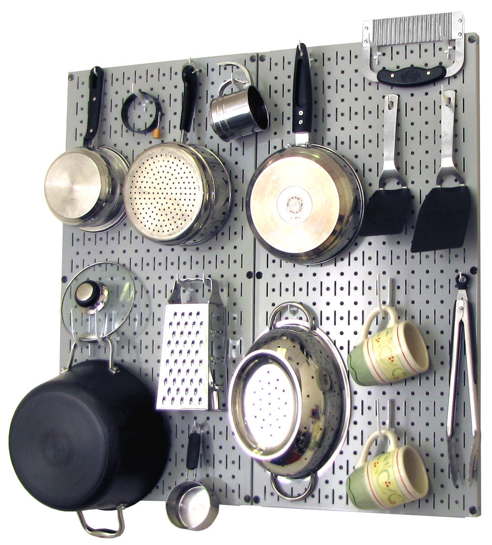 Kitchen Pegboard Organizer Kit Pots &