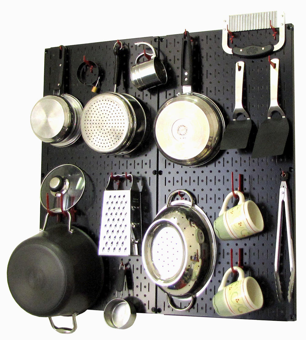 Kitchen Pegboard Organizer Kit Pots &