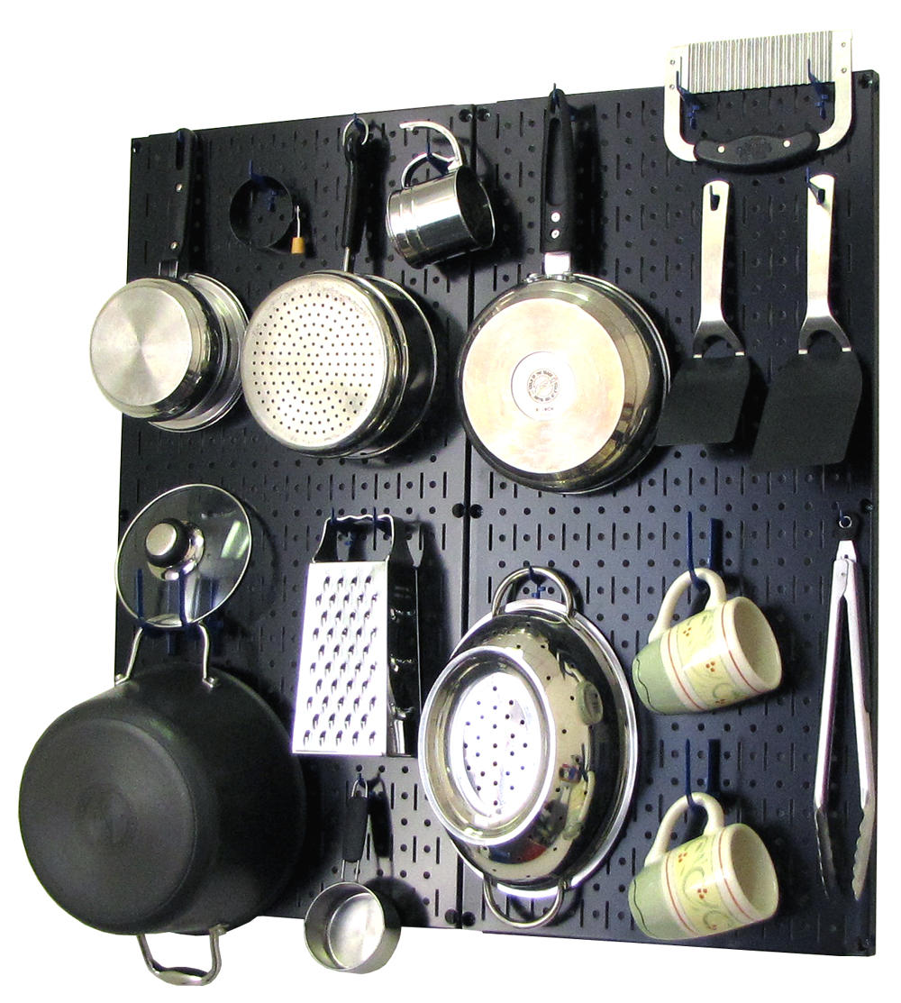 Kitchen Pegboard Organizer Kit Pots &