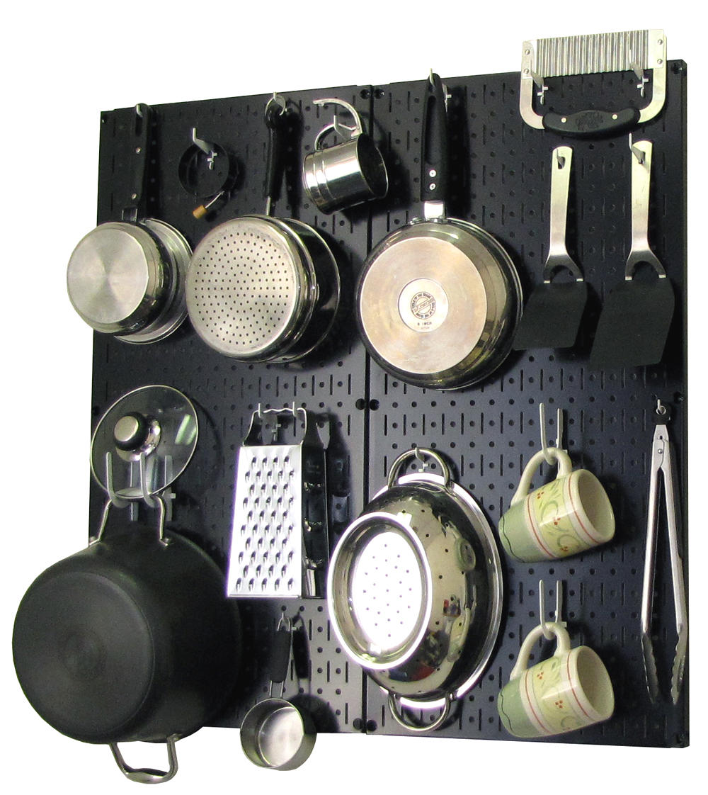 Kitchen Pegboard Organizer Kit Pots &