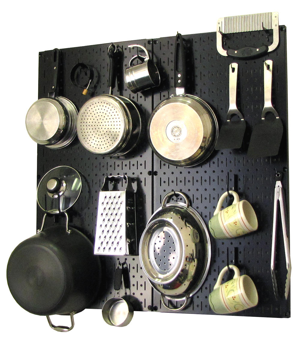 Kitchen Pegboard Organizer Kit Pots &