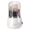 360° Rotating Makeup Brush Holder with Lid