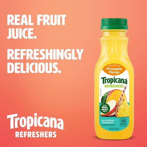 Tropicana Refreshers Pineapple Mango Juice Drink – 11 fl oz