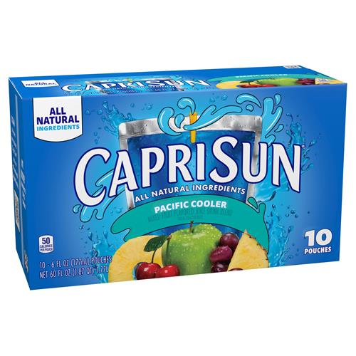 Capri Sun Pacific Cooler Mixed Fruit Drink – 6 fl oz, 10 Pouches